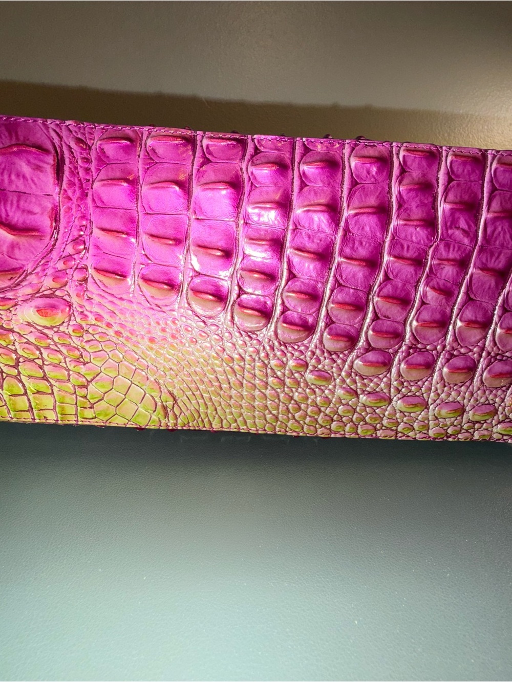 NWT Brahmin Large Duxbury Limeade Ombre - Picture 3 of 5